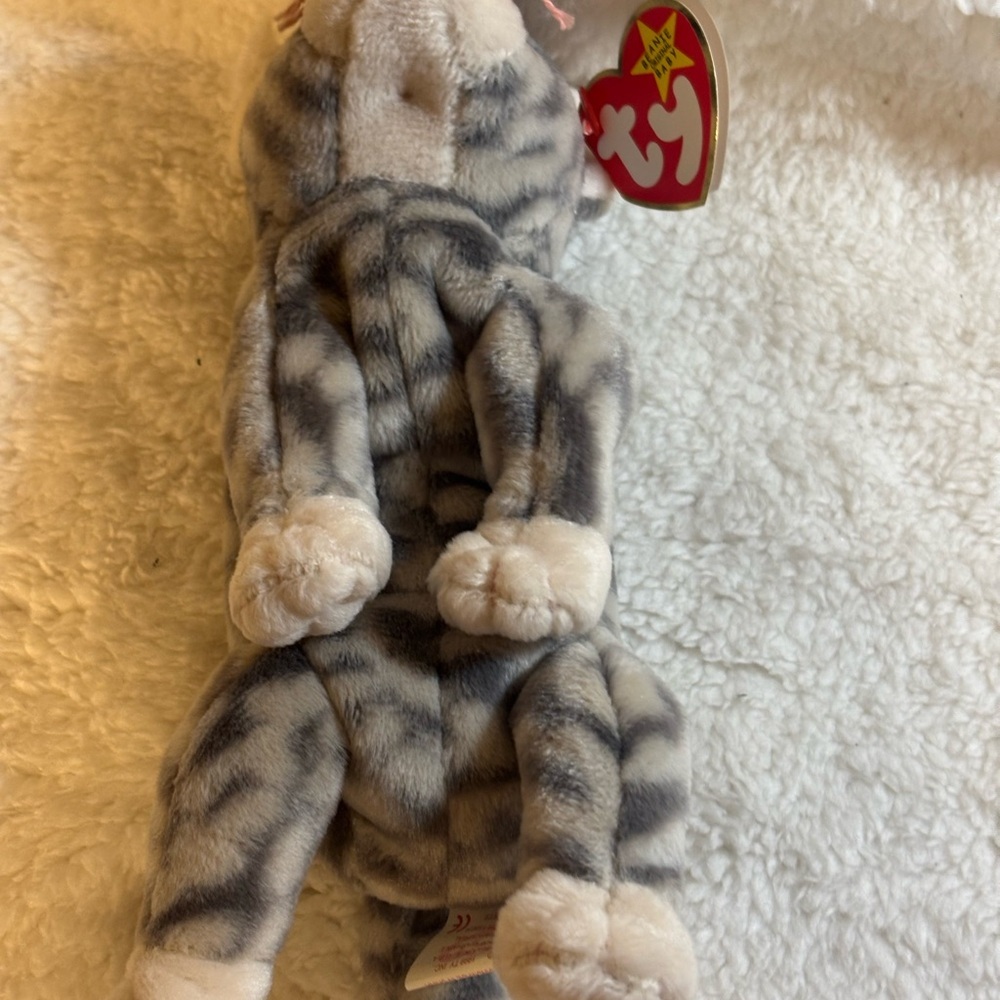 Ty Beanie Babies “Silver” Cat. Retired and collectible. Retired - Picture 7 of 8